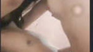 Beautiful and cute Desi Indian girl fucking herself with talk