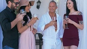 Gina Valentines gorgeous night time has a passionate and jerk sexual connection