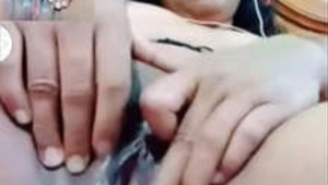 Horny BD Woman showing her big tits and wet pussy