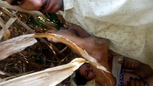 Village couple caught hard fuck in the jungle