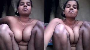 Horny Girl Stripping For The Lover