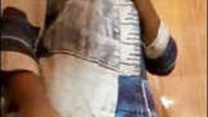 Horny indian girl fingering in the bathroom