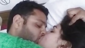 A new married couple, capturing their bargain moments