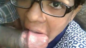 Gf sucking cock in the jungle