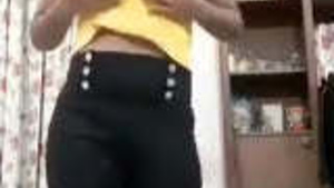 Extremely horny Desi GF decided to just tease, but ended up excluding totally naked