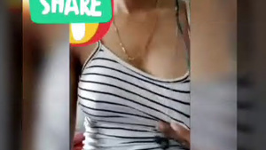 Desi military officer fingering for her bf in video call