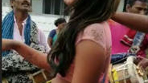 Desi Nude dances in public