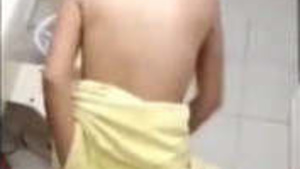 Pretty Girl Bathing Secretly Captured By Neighbor