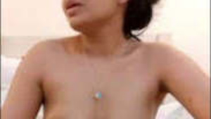 Horny girl masturbating with dildo in her pussy