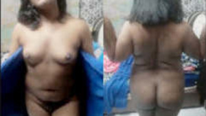 Tamil girl showing breasts and ass