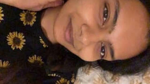 Beautiful Desi Indian girl showing breasts and pussy