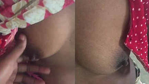 desi tamil auntie breasts press bf