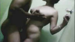 Dhaka Couple Having Fun In The Bathroom