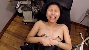 Bratty Asian Raya Nguyen breaks into the wrong house, gets ThundersTruck from the doctor, and contemplates the HeLter-Skelter diet, brush 1st porn ever!
