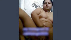 Desi Bhabhi showing breasts and pussy