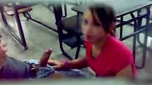 sexy student gives great boquete hiddencam