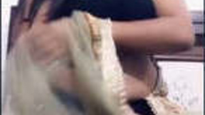 Horny girl showing breasts and pussy clips