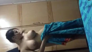 Arab bhabhi dressed as change caught by her brother in law