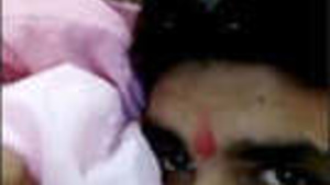 Sexy indian girl getting her tits sucked by her lover