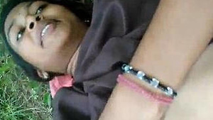 Sexy Indian Girl With Big Breasts Pressing And Pussy Licking And Fingering