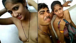 Desi Young Newlywed Wife Filmed Naked With Husband