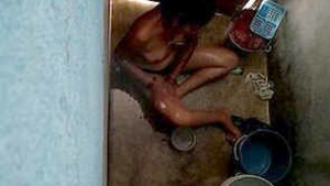 Indian Woman in Bath