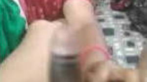 Mature sluty lady playing with her dick husband and husband captures nude for her