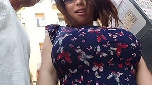 Asian prostitute Tigerr Benson gives a blowjob nearby, added to getting Anus Truged indoors