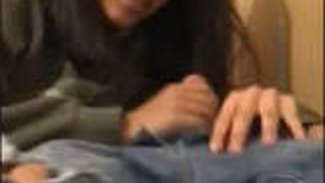 Cute japanese girl loves to suck cock