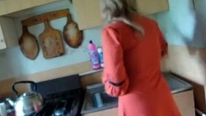 Skinny Unspecified pays for marines on plumbers by having a sexy connection beside him