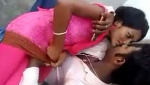 Desi Couple Teen Outdoor Romance