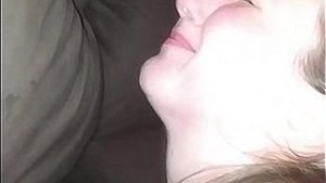 BBW brunette agonizing anal