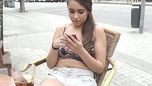 Nikki Littes Spanish filter allows Duo Outsider to cum in her pussy brush