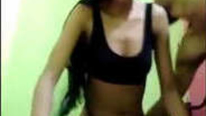 Desi loving having sex suddenly parents knock on the door