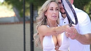 Concealment plus sexy mom Brandi is in love with bangin tennis looks