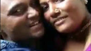 Village aunt with her husband friend