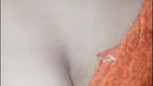 Desi wife Boob pressed by debor