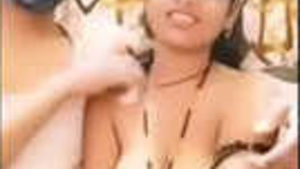 Desi couple Romance and boob play updates