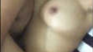 Indian Wife boob sucked and pressed by her husband