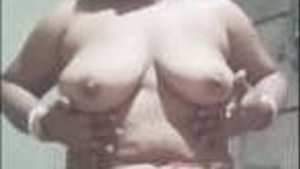 Big tits Village Bhabhi showing and fingering