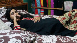 Horny couple fucked little cock