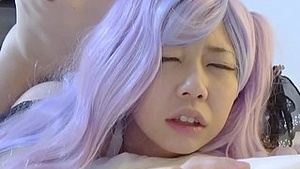 Mankering Japanese cosplay teenage unprofessional sex guy