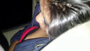 Daring desi Face recording his friend boob with shaking hand on a trip