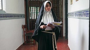 Passive as the deep sex of this nun all over her ragged cunt