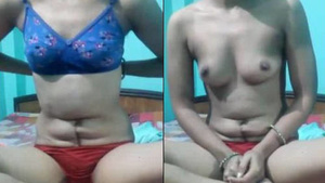 beautiful girl showing her breasts pussy