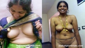 Beautiful Madurai Wiebe's sexy curves in a saree blouse and panty video.
