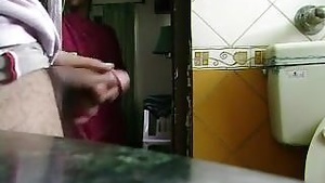 Homely maid of Bombay in sexual experience in hotel room.