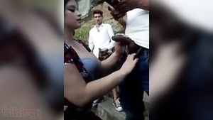 Brunette beauty with perfect boobs has a three woman sex with her best friends.