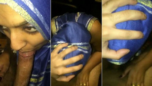 Beautiful Pakistani girlfriend gives great blow job