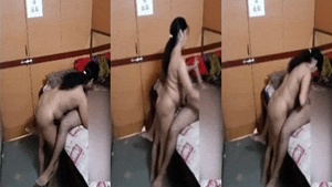 Married woman gives a blowjob to my horny uncle's big dick